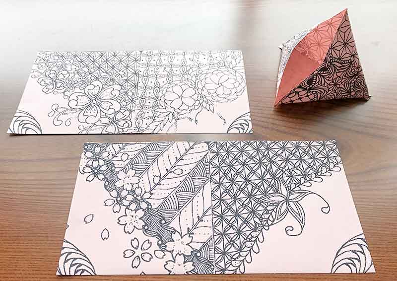 ゼンタングル（zentangle）でテトラパック