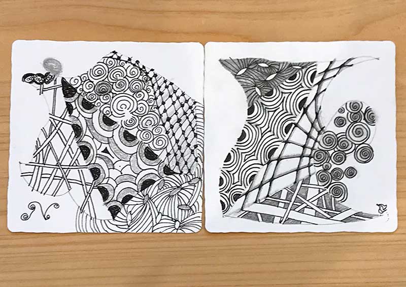 ゼンタングル（zentangle）ワークショップ