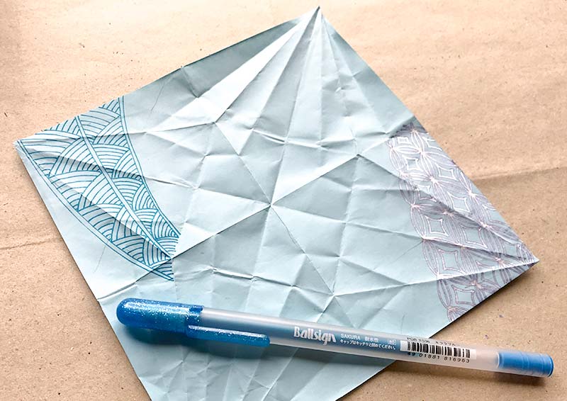 折り紙とゼンタングル（zentangle）