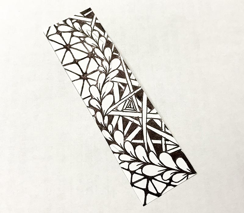 ゼンタングル（zentangle）しおり