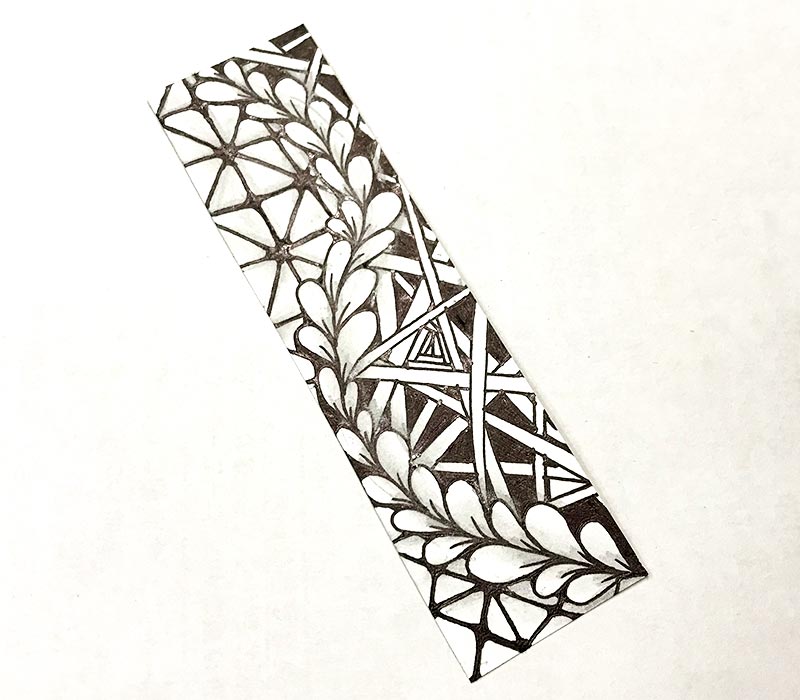 ゼンタングル（zentangle）しおり