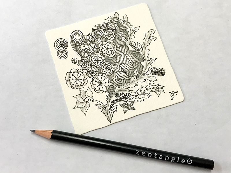 ゼンタングル（zentangle）パターンアート