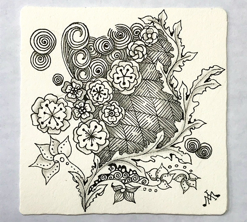 ゼンタングル（zentangle）パターンアート