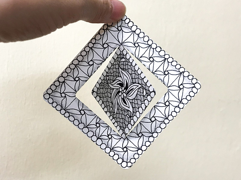 ゼンタングル（zentangle）モビール