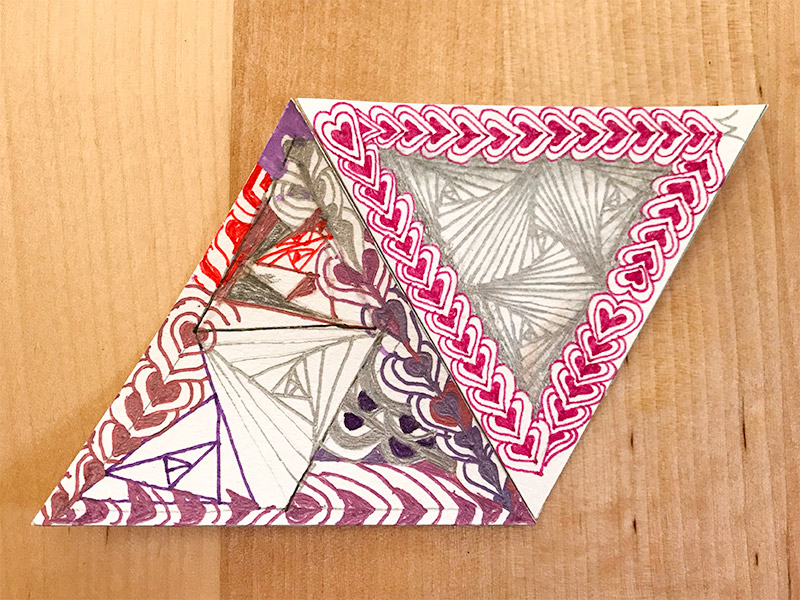 ゼンタングル（zentangle）ワークショップ