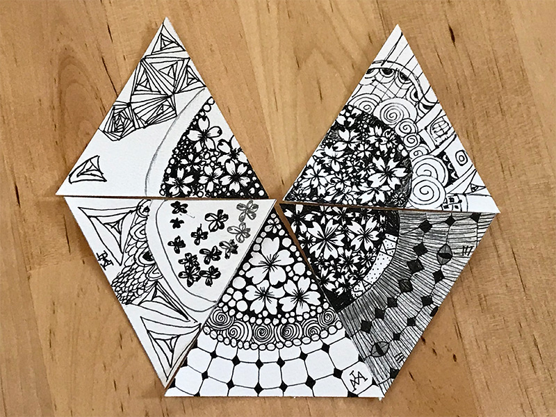 金沢ゼンタングル（zentangle）ワークショップ