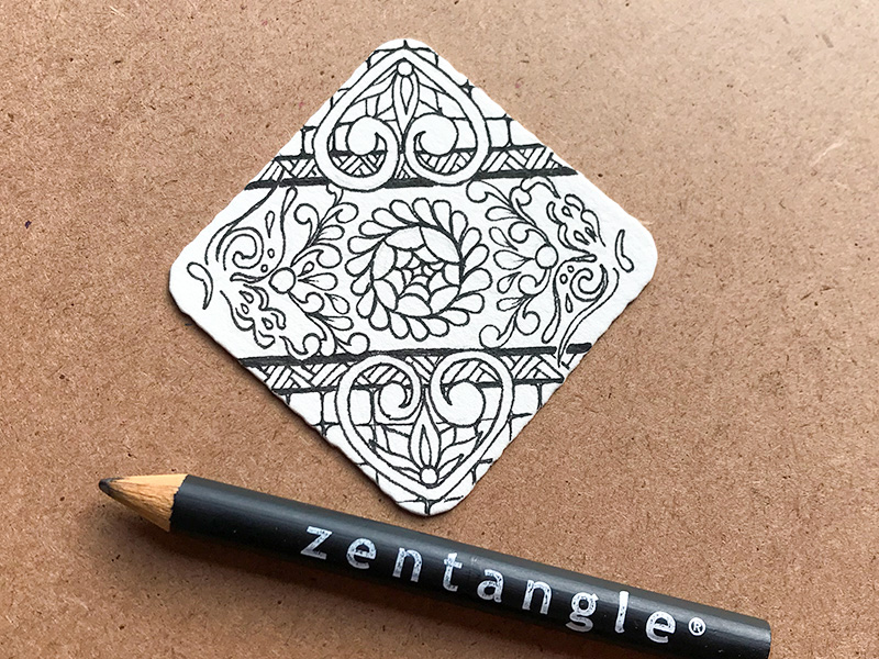 ゼンタングル（zentangle）バレンタングル（valentangle）