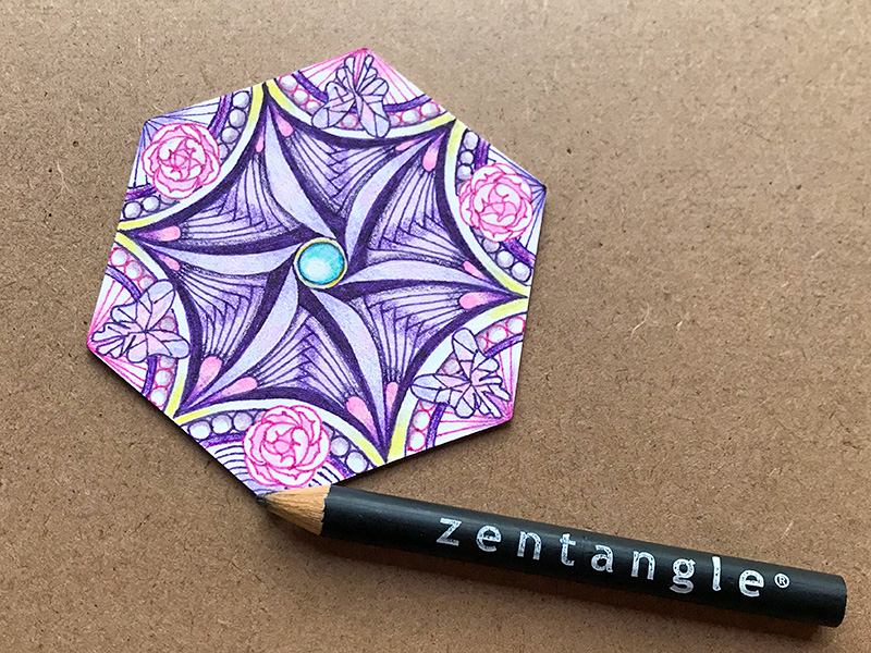 ゼンタングル（zentangle）バレンタングル（valentangle）