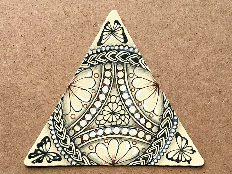 ゼンタングル（zentangle）バレンタングル（valentangle）