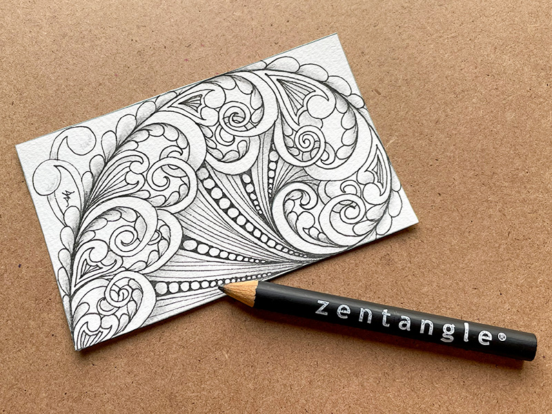 ゼンタングル（zentangle）バレンタングル（valentangle）