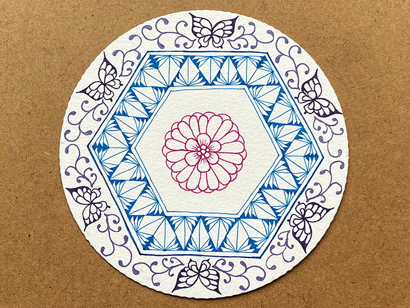 ゼンタングル（zentangle）toyoutangle